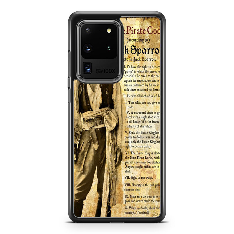 Captain Jack Sparrow Samsung Galaxy S20 Ultra Case