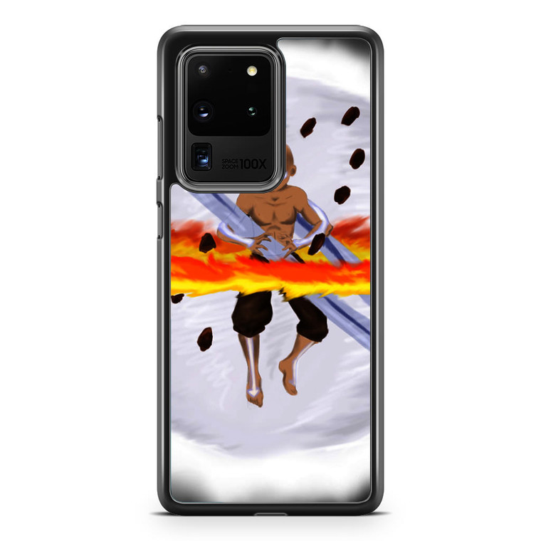 Avatar The Last Airbender Angry Aang Samsung Galaxy S20 Ultra Case