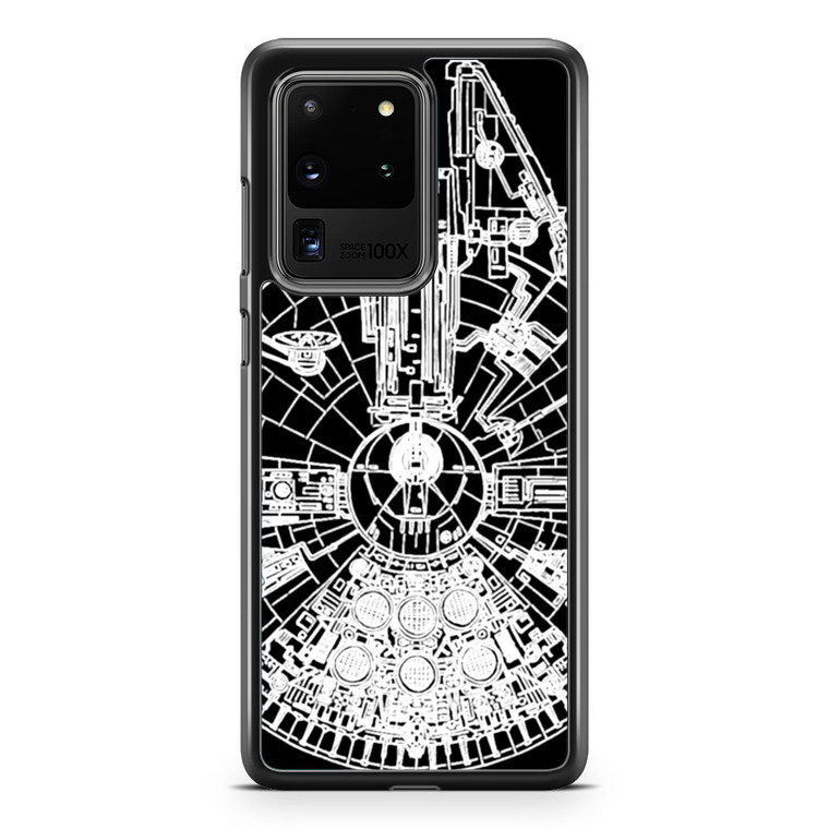 Star Wars Millenium Falcon Samsung Galaxy S20 Ultra Case