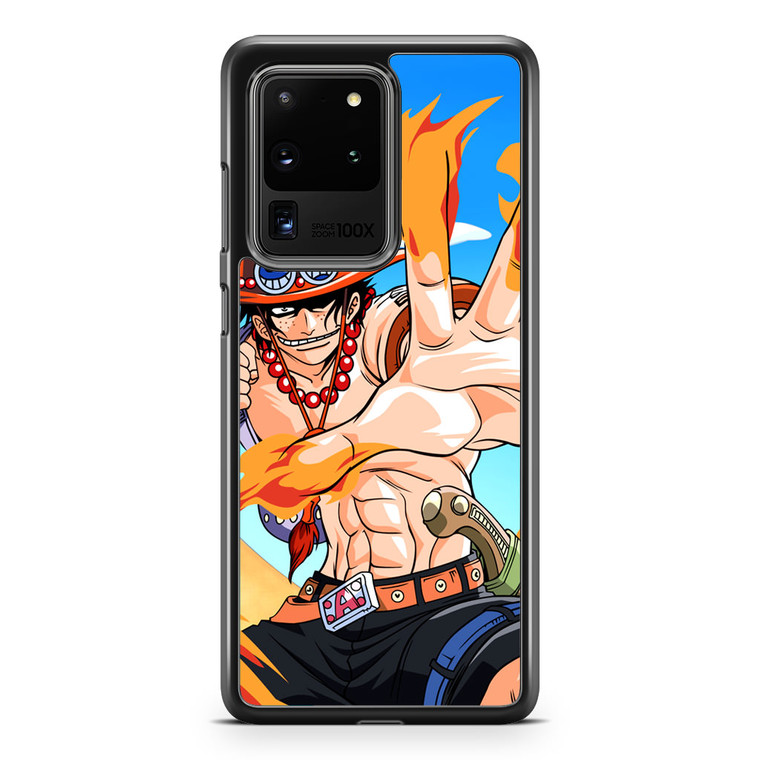 Anime One Piece Ace Samsung Galaxy S20 Ultra Case
