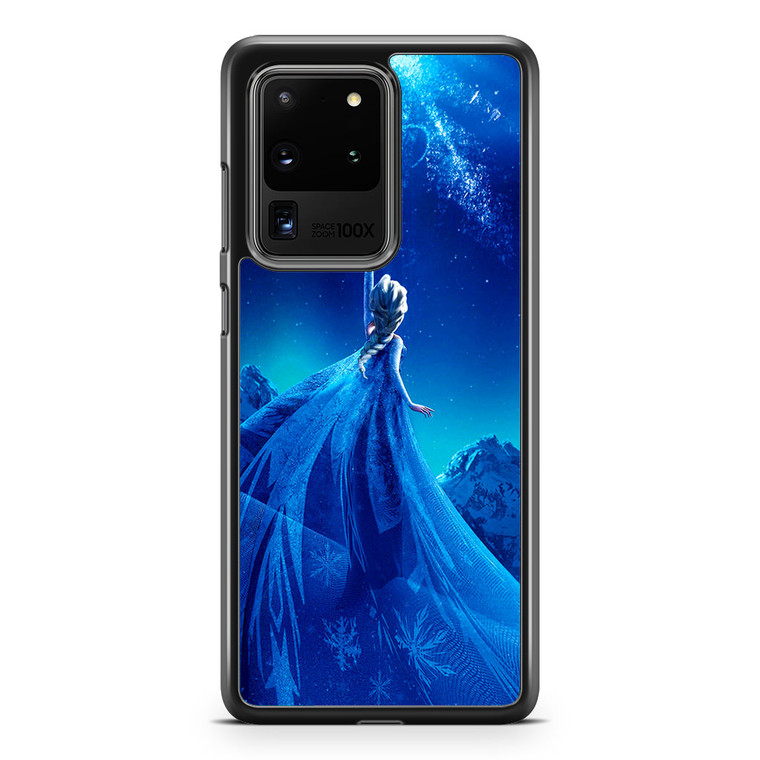 Elsa Frozen Queen Disney Illustration Samsung Galaxy S20 Ultra Case