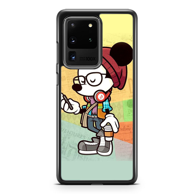 Hipster Mickey Mouse Samsung Galaxy S20 Ultra Case