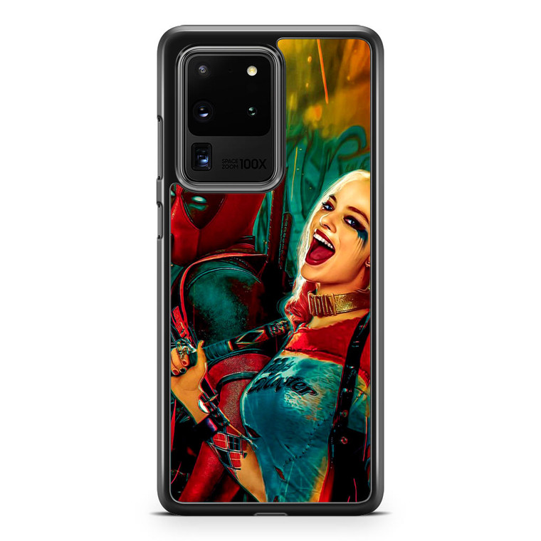 Suicide Squad Harley Quinn and Deadpool Samsung Galaxy S20 Ultra Case