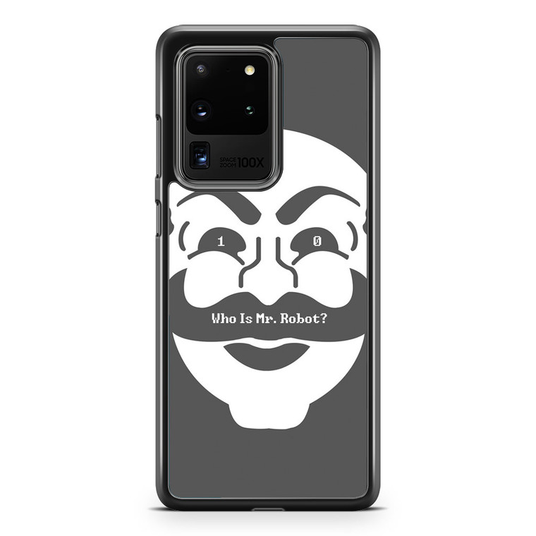 Mr Robot Mask F Society Samsung Galaxy S20 Ultra Case