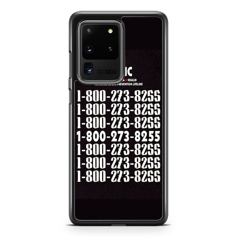 Logic 1-800-273-8255 Samsung Galaxy S20 Ultra Case