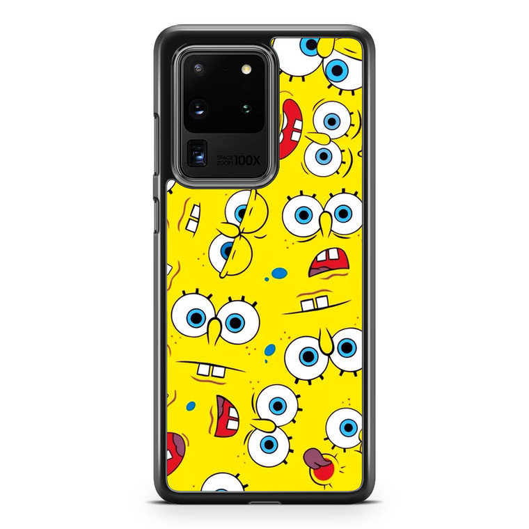 Spongebob Collage Samsung Galaxy S20 Ultra Case