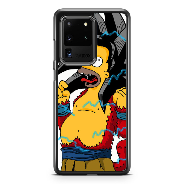 Super Saiyan Homer Samsung Galaxy S20 Ultra Case