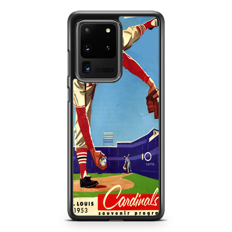 Vintage St Lous Cardinals Scorecard Samsung Galaxy S20 Ultra Case