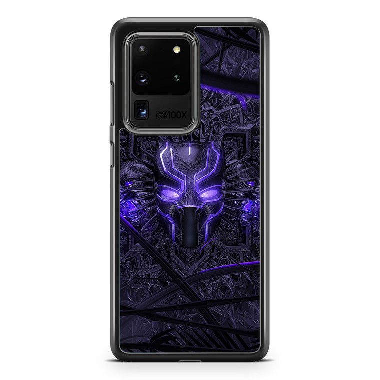 Black Panther Purple Mask Samsung Galaxy S20 Ultra Case
