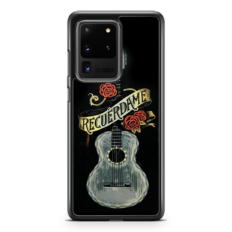 Coco Recuerdame Guitar Samsung Galaxy S20 Ultra Case