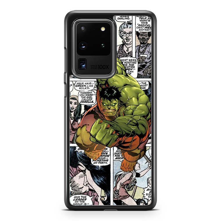 Hulk Comic Samsung Galaxy S20 Ultra Case