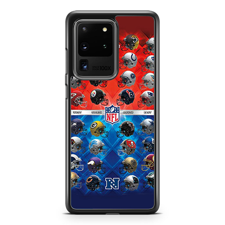 NFL Football Helmets Official Samsung Galaxy S20 Ultra Case