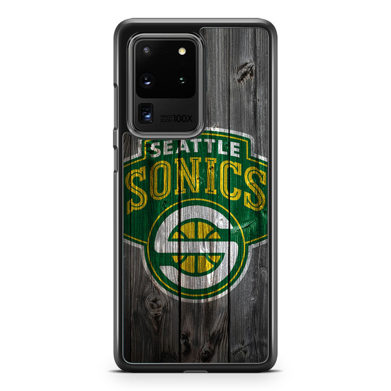 Seattle Sonics Wood Samsung Galaxy S20 Ultra Case