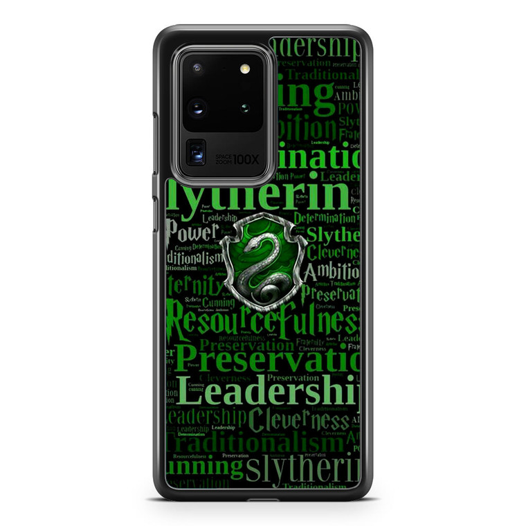 Slytherin Quote Logo Samsung Galaxy S20 Ultra Case