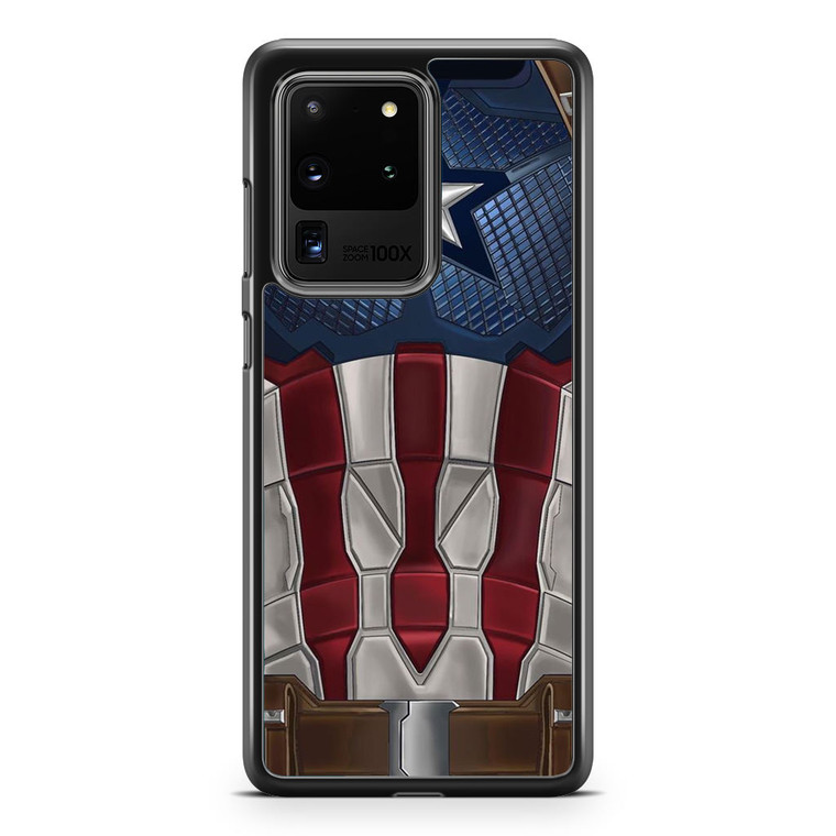 Captain America Suit Samsung Galaxy S20 Ultra Case