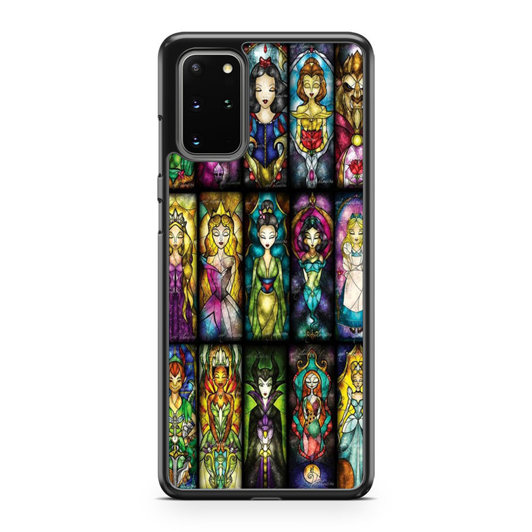 All Princess disney stained glass Samsung Galaxy S20 Plus Case