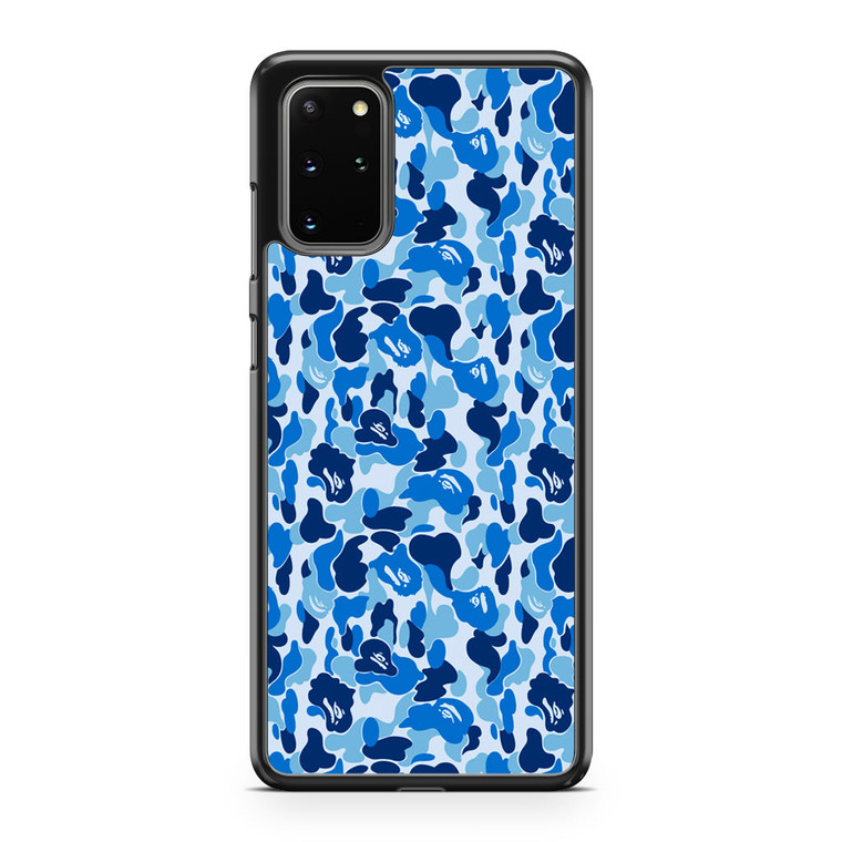 Bathing Ape Bape Blue Samsung Galaxy S20 Plus Case