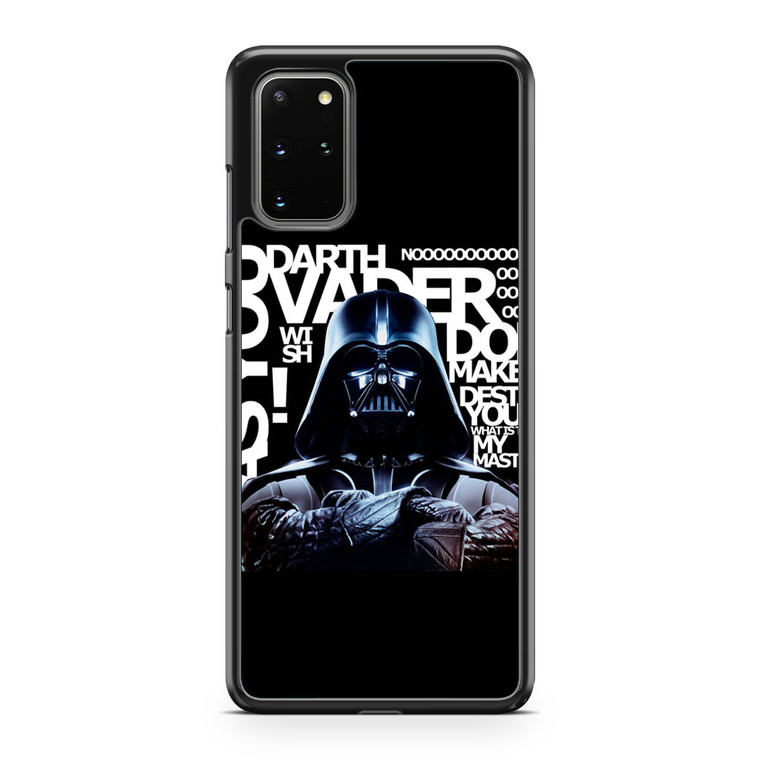 Star Wars Darth Vader Quotes Samsung Galaxy S20 Plus Case