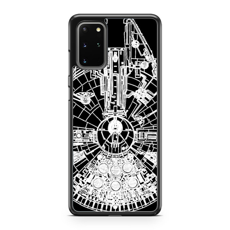 Star Wars Millenium Falcon Samsung Galaxy S20 Plus Case