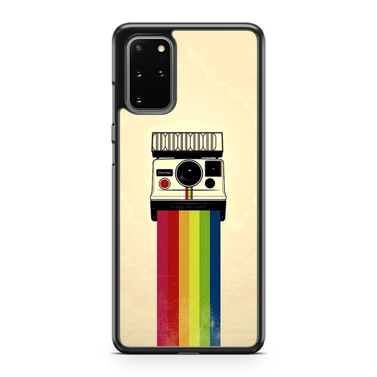 Polaroid Camera Colorful Rainbow Samsung Galaxy S20 Plus Case