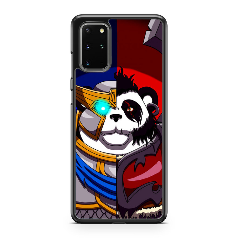 World of Warcraft Alliance and Horde Panda Samsung Galaxy S20 Plus Case