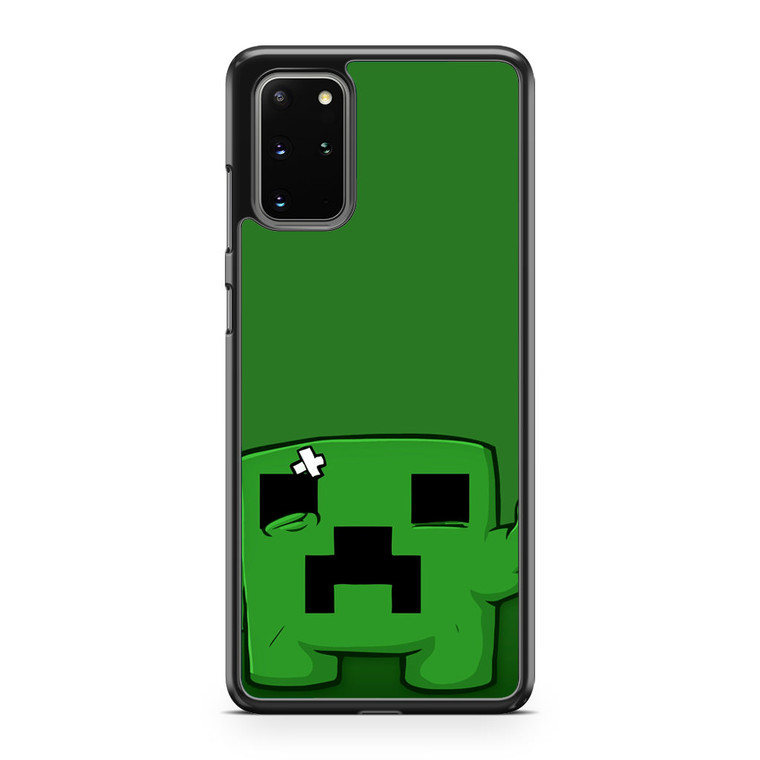 Sad Minecraft Creeper Samsung Galaxy S20 Plus Case