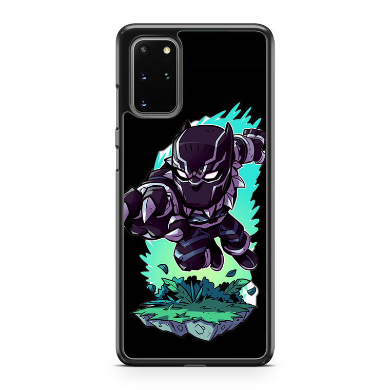 Black Panther Chibi Samsung Galaxy S20 Plus Case