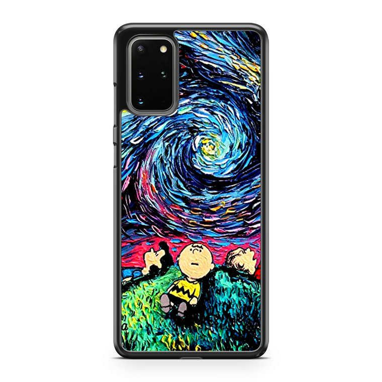 Peanuts Starry Night Samsung Galaxy S20 Plus Case