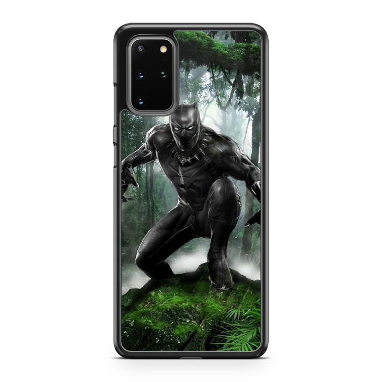 Black Panther Ready To Fight Samsung Galaxy S20 Plus Case