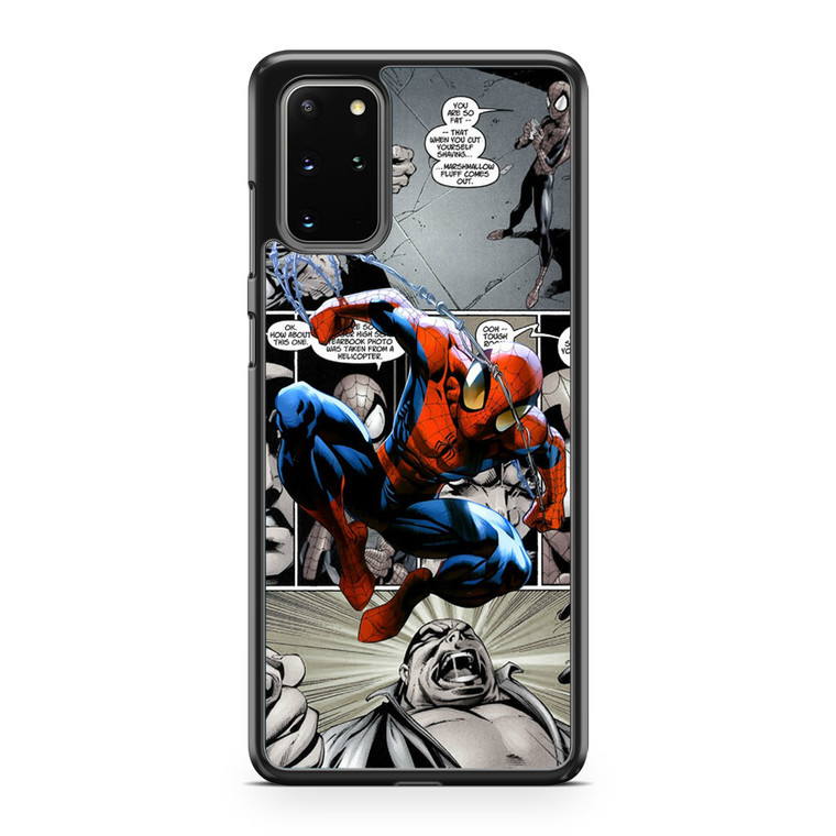 Spiderman Comics Wallpaper Samsung Galaxy S20 Plus Case