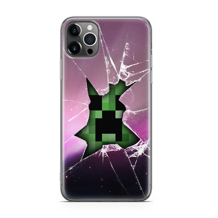 Minecraft Creeper Violet iPhone 12 Pro Case