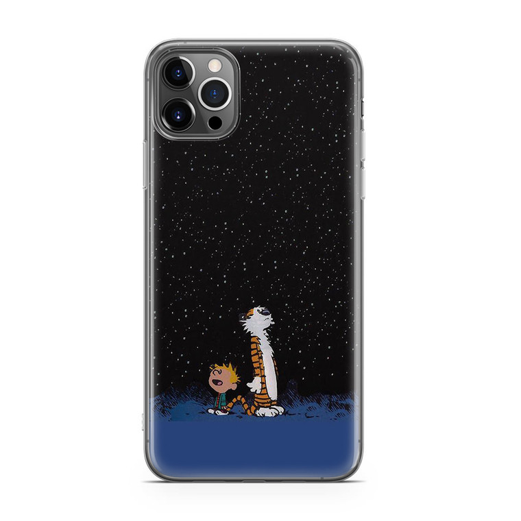 Calvin and Hobbes Space iPhone 12 Pro Case