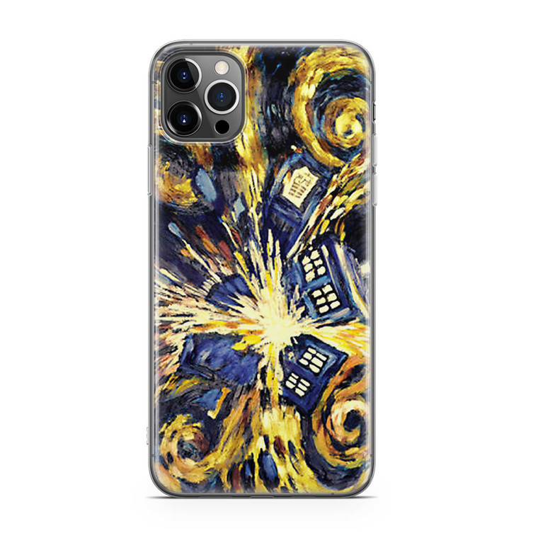 Doctor Who Exploded Tardis Van Gogh iPhone 12 Pro Case