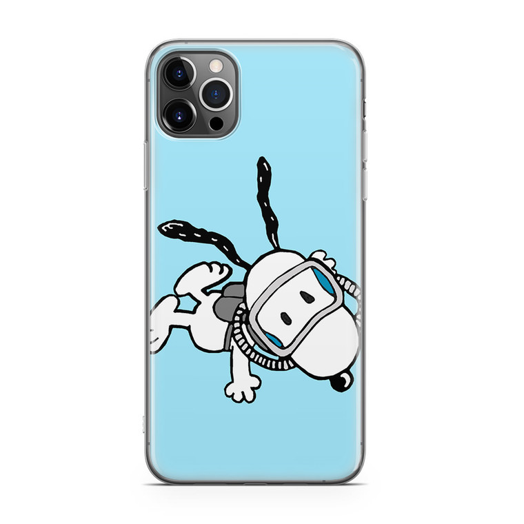 Snoopy Scuba Diving iPhone 12 Pro Case