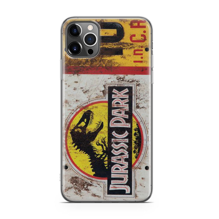 Jurassic Park Jeep License Number 10 iPhone 12 Pro Case
