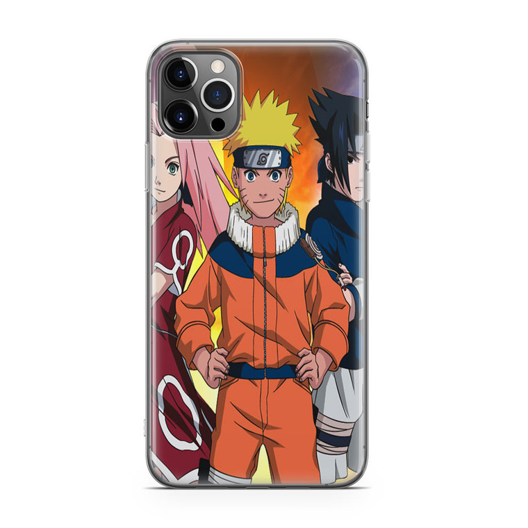 Naruto Sasuke Sakura iPhone 12 Pro Case