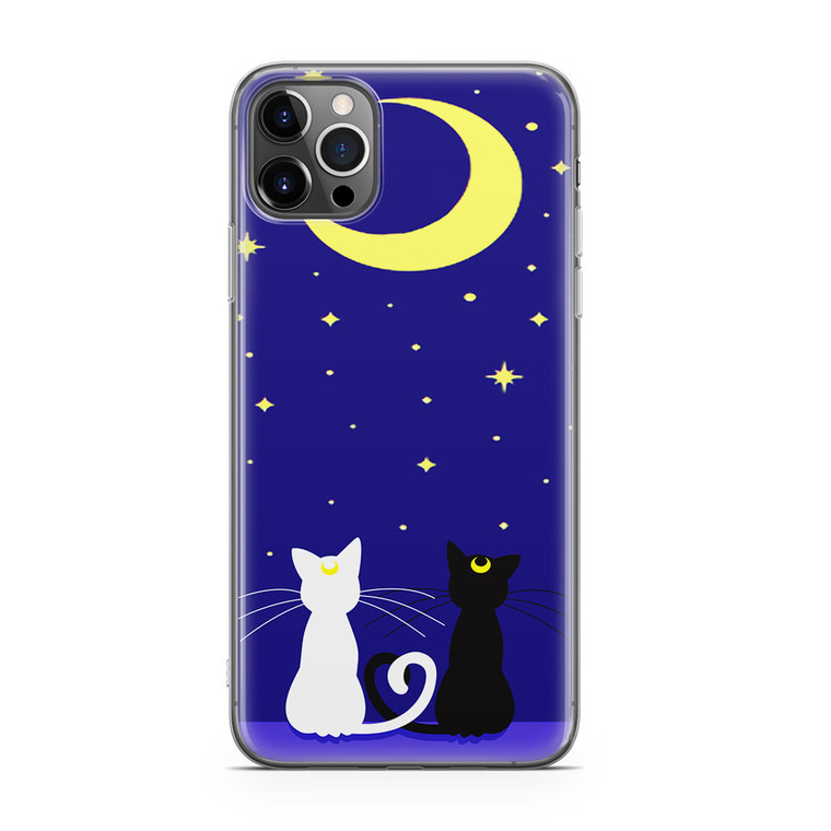 Sailormoon Luna and Arthemis iPhone 12 Pro Case