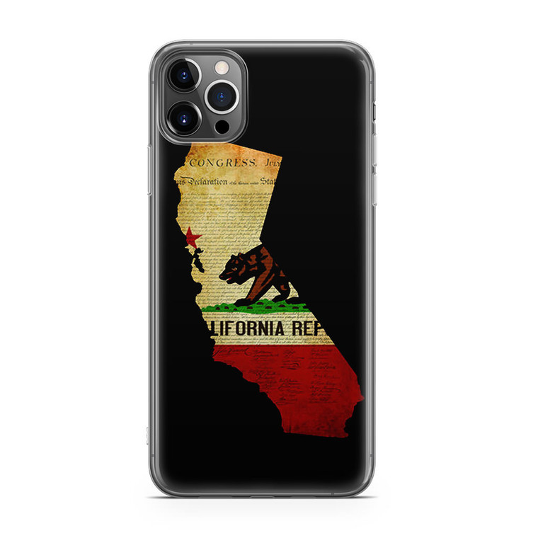 California State Grunge iPhone 12 Pro Case