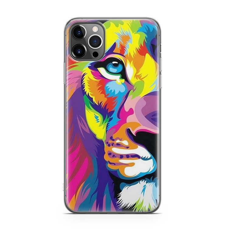 Colourfull Lion iPhone 12 Pro Case