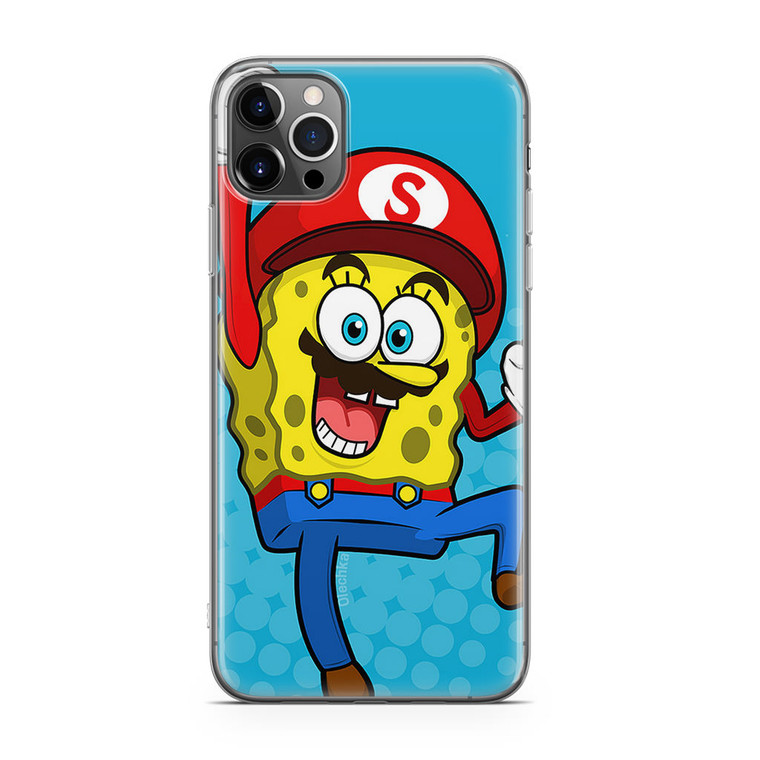 Spongebob Super Mario iPhone 12 Pro Case