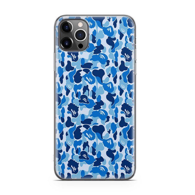 Bathing Ape Bape Blue iPhone 12 Pro Case
