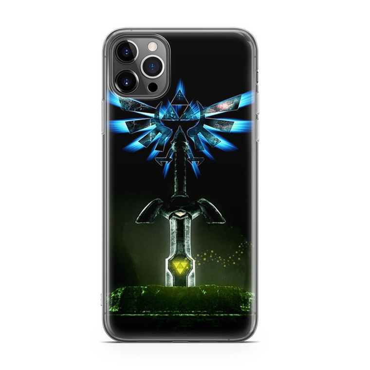 Eagle Triforce Black Legend of Zelda iPhone 12 Pro Case