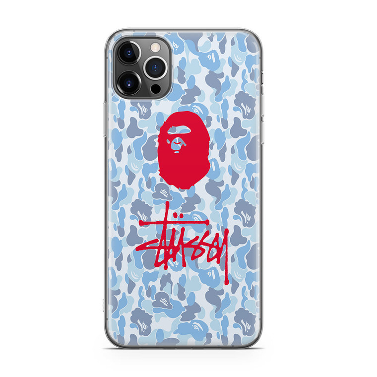 Bape X Stussy iPhone 12 Pro Case