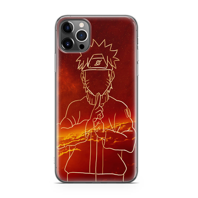 Uzumaki Naruto Drawing iPhone 12 Pro Case