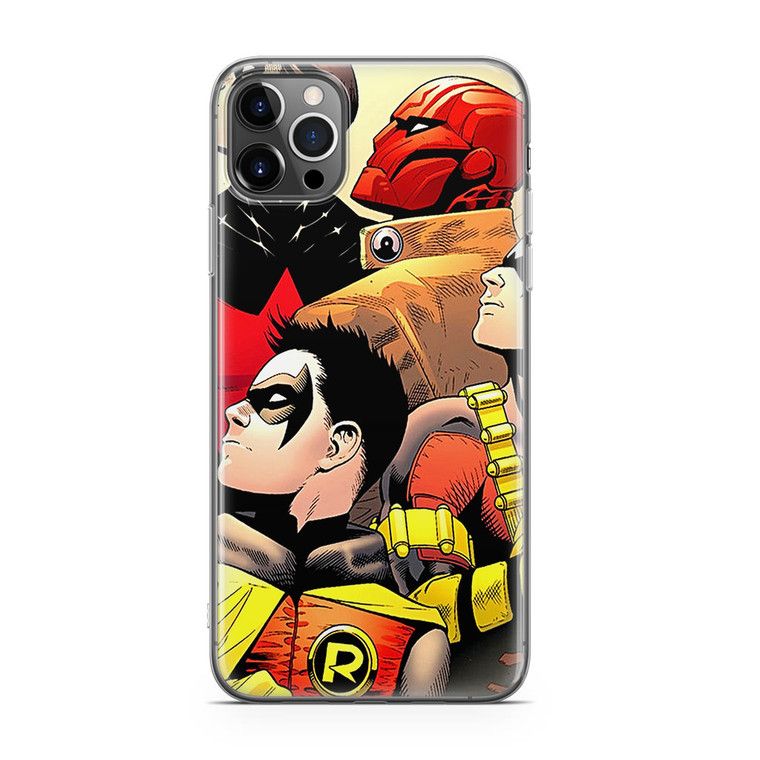 Comics Batman And Robin Nightwing Red Hood iPhone 12 Pro Case