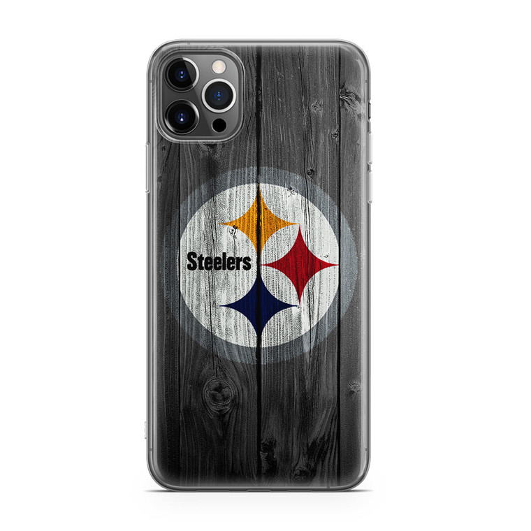 Pittsburgh Steelers Wood iPhone 12 Pro Case