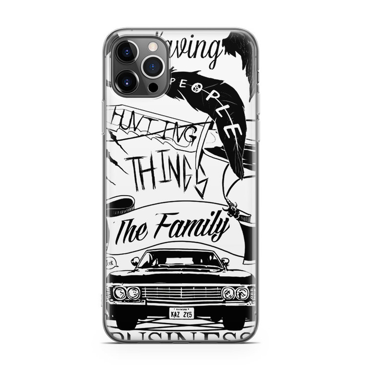 Supernatural Family Business Saving People iPhone 12 Pro Case