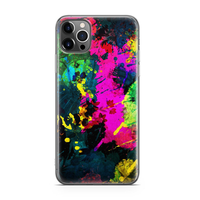 Mixture Colorfull Paint iPhone 12 Pro Case