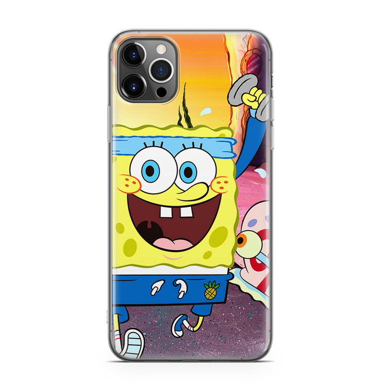 Racing SpongeBob iPhone 12 Pro Case