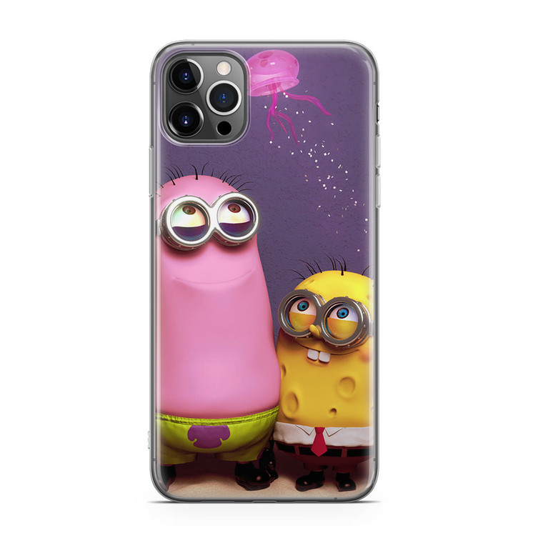 Despicable Me art Sponge and Patrick iPhone 12 Pro Case